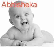baby Abhisheka